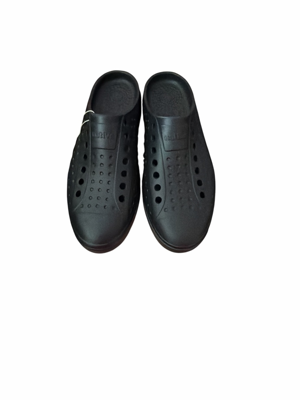 Native unisex Black Vented Slip-On Clogs
